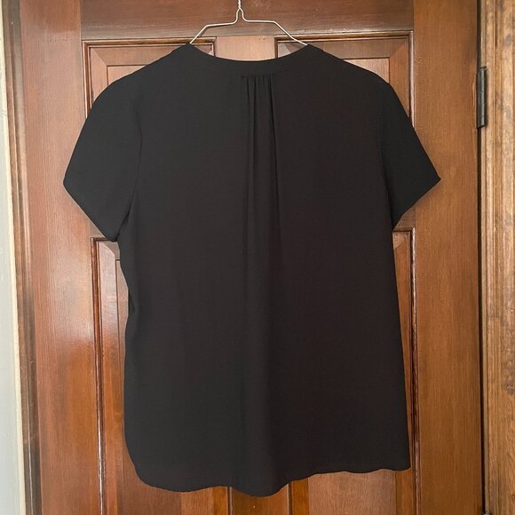 Size XL Halogen black cap sleeve top - Picture 2 of 10